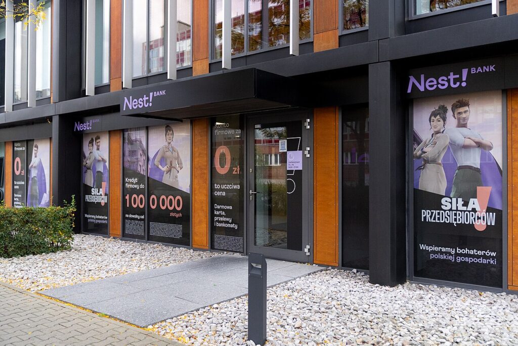 Placówka Nest Banku przy ulicy Domaniewskiej 39 w Warszawie