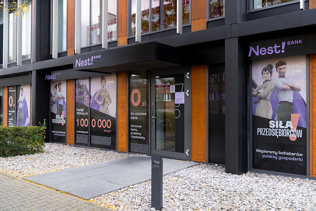 Placówka Nest Banku przy ulicy Domaniewskiej 39 w Warszawie