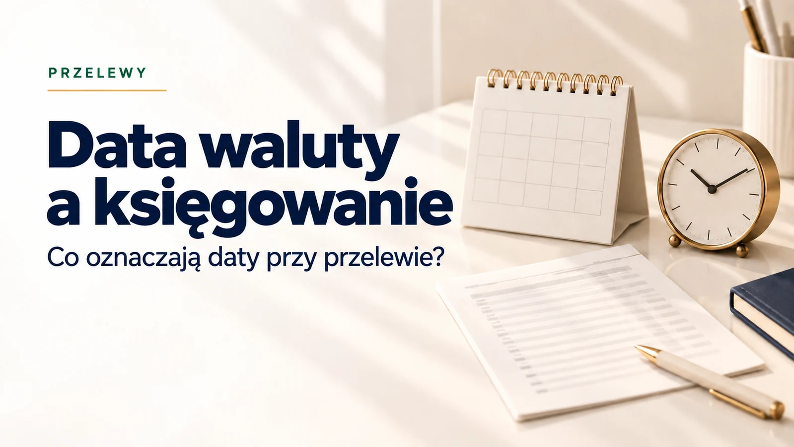 Data waluty a księgowanie. Wyjaśnienie dat widocznych przy przelewie.