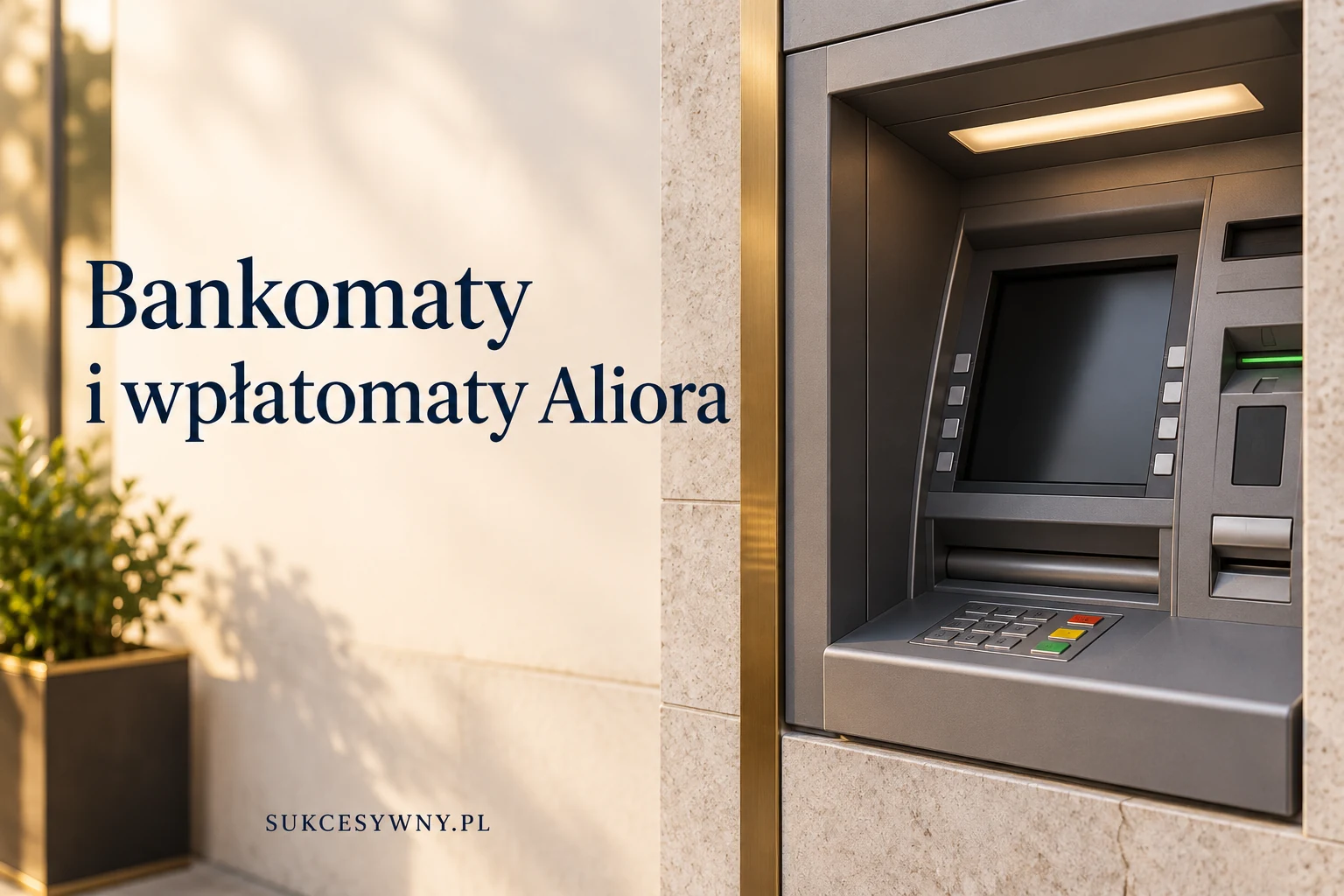 Bankomaty i wpłatomaty Alior Banku. Opłaty, BLIK i limity