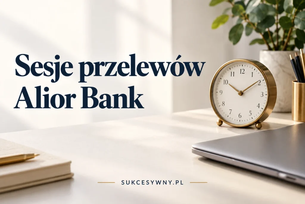 Sesje przelewów Alior Banku. Kiedy przychodzą i wychodzą pieniądze