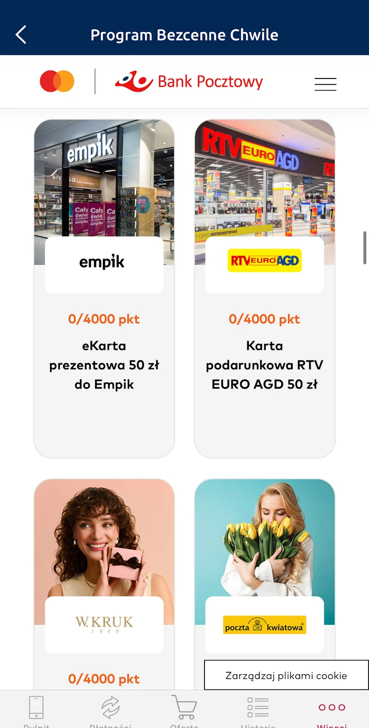 Vouchery Empik i RTV Euro AGD po 50 zł w katalogu
