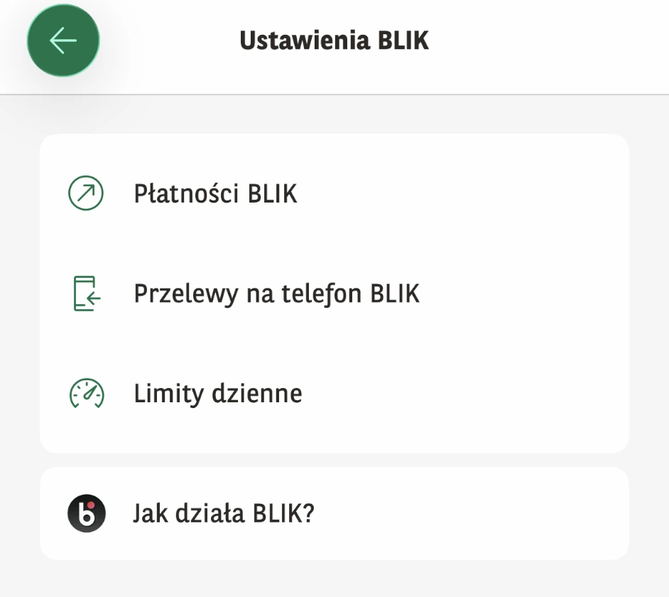 Ustawienia BLIK w GOmobile z płatnościami, przelewami na telefon i limitami dziennymi