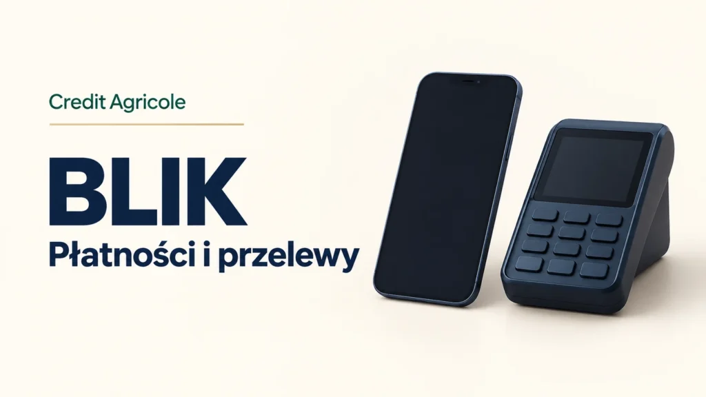 BLIK w Credit Agricole. Płatności i przelewy