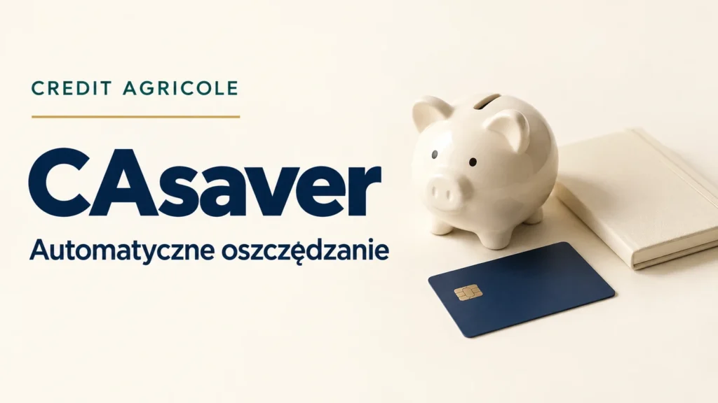 CAsaver w Credit Agricole. Automatyczne oszczędzanie przy płatnościach kartą