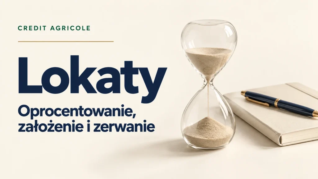 Lokaty w Credit Agricole. Oprocentowanie, założenie i zerwanie
