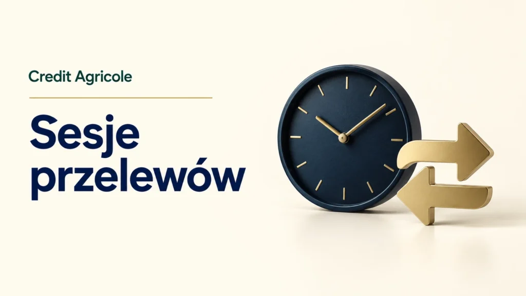 Credit Agricole. Sesje przelewów przychodzących i wychodzących