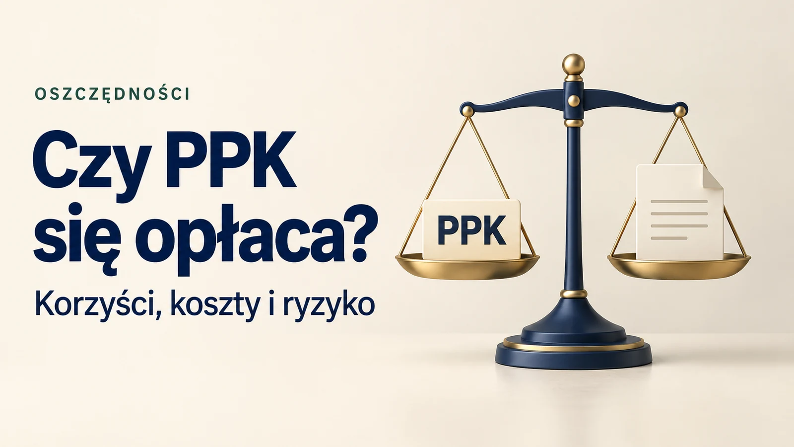 Czy PPK się opłaca. Korzyści, koszty i ryzyko