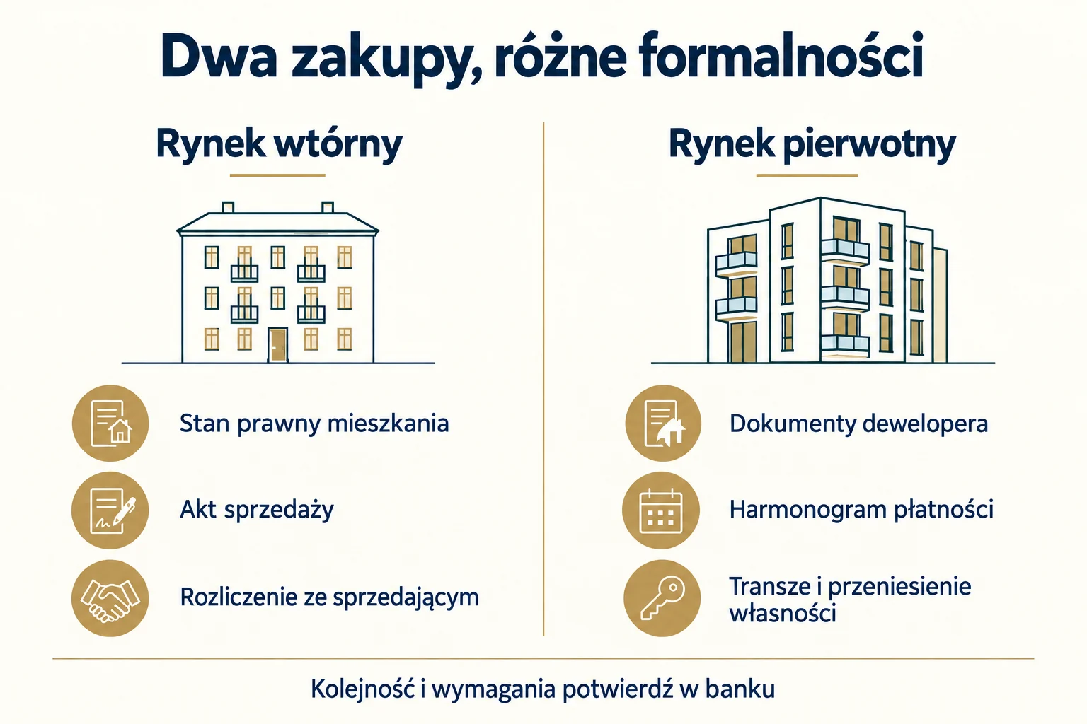 Formalności hipoteczne na rynku pierwotnym i wtórnym