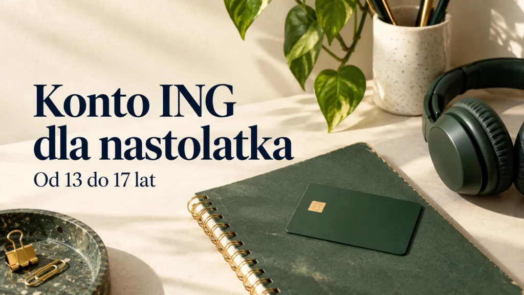 Konto ING dla nastolatka – karta, aplikacja i zgoda rodzica