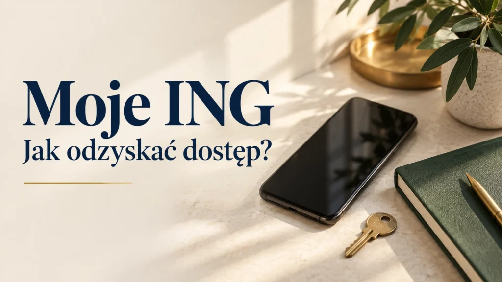 Moje ING – logowanie i odzyskiwanie dostępu do bankowości