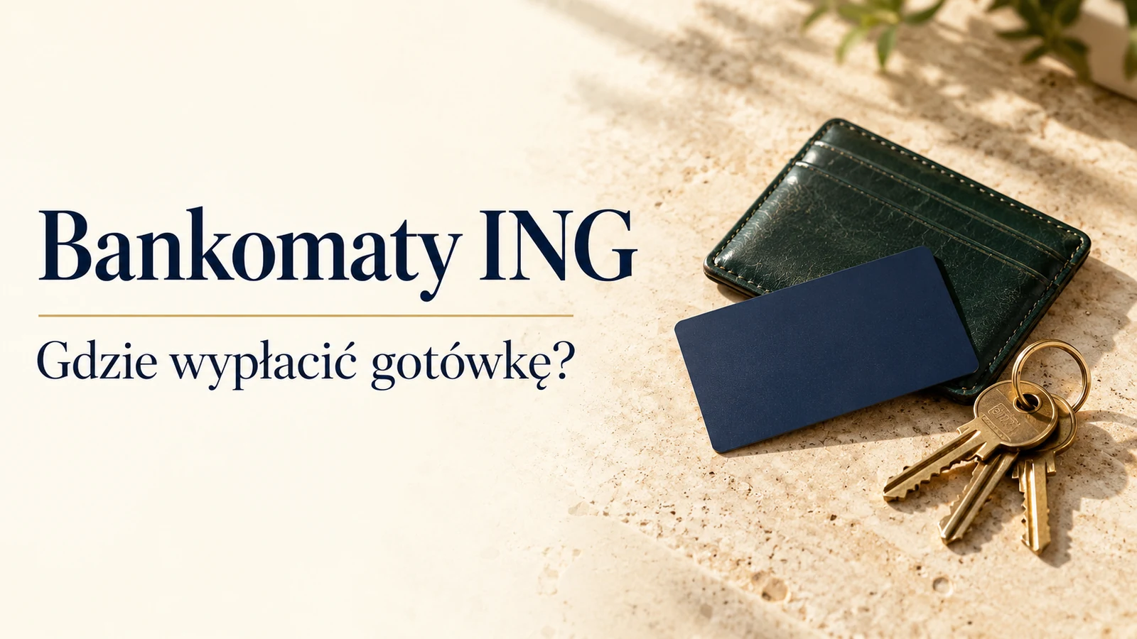 Bankomaty ING. Gdzie wypłacić pieniądze bez prowizji?