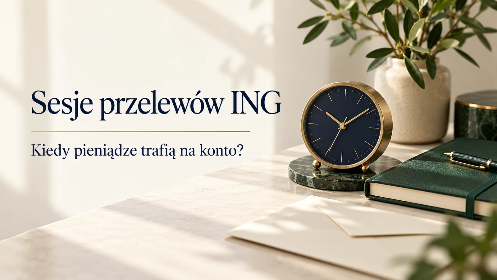 Sesje przychodzące i wychodzące ING. Kiedy dojdzie przelew?