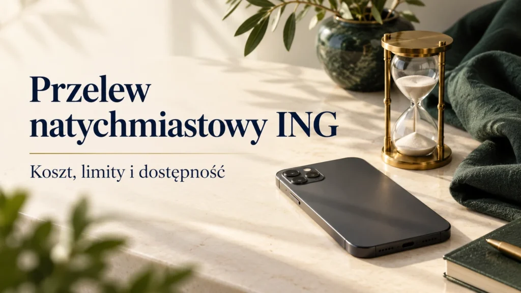 Przelew natychmiastowy w ING. Jak wykonać i ile kosztuje?