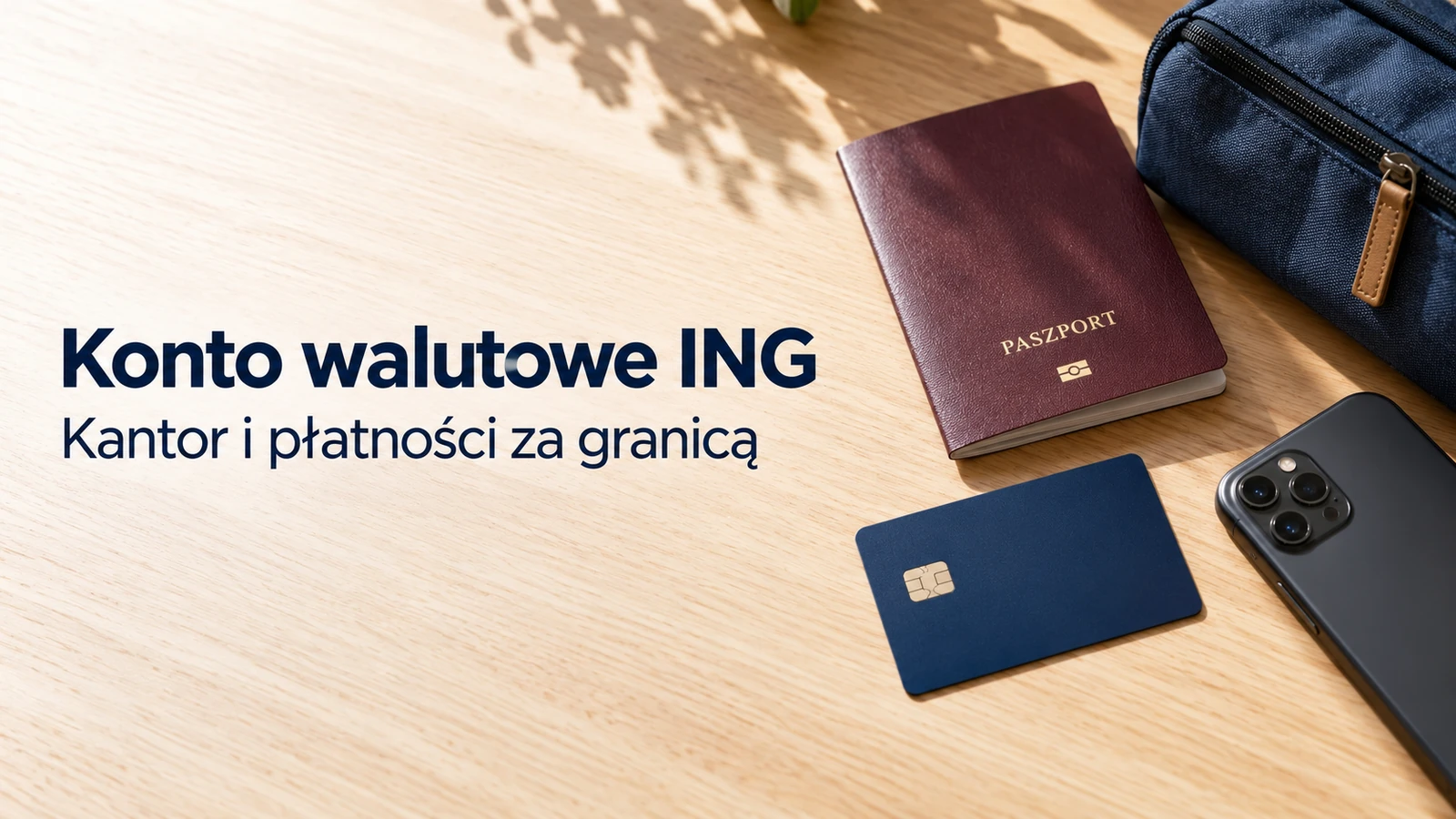 Konto walutowe ING. Kantor i płatności kartą za granicą