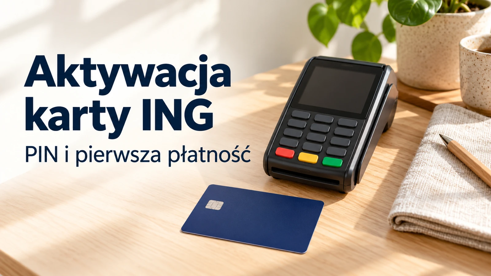 Jak aktywować kartę ING i ustawić lub zmienić PIN?