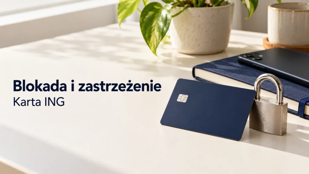 Jak zablokować, odblokować i zastrzec kartę ING?