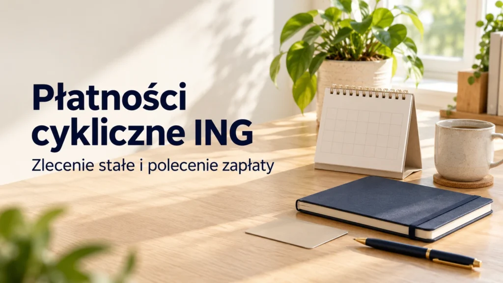 Zlecenie stałe i polecenie zapłaty w ING. Jak ustawić i wyłączyć?