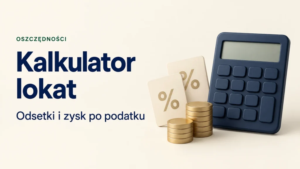 Kalkulator lokat. Obliczanie odsetek i zysku po podatku.