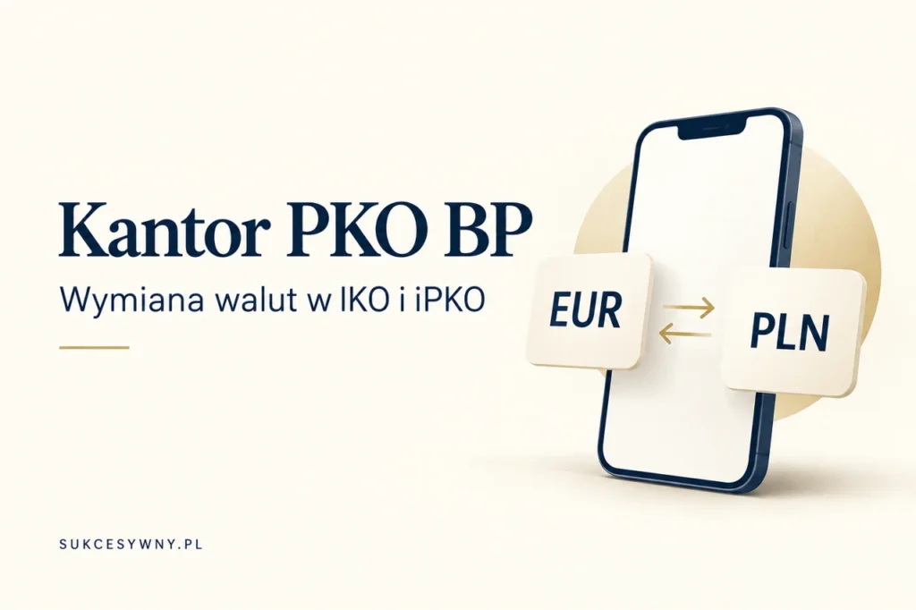 Kantor PKO BP w IKO i iPKO. Jak wymienić walutę i sprawdzić koszt
