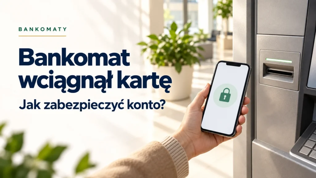 Bankomat wciągnął kartę. Jak zabezpieczyć konto