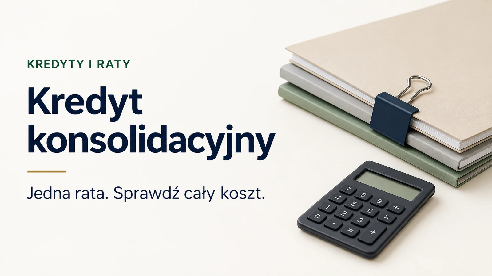 Kredyt konsolidacyjny i porównanie kosztów spłaty