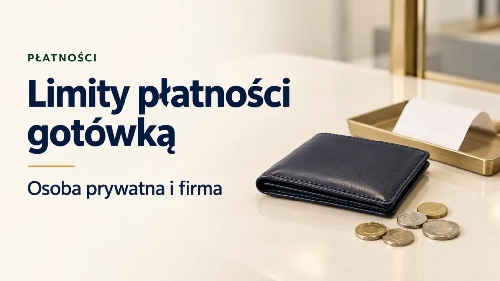 Limity płatności gotówką dla osoby prywatnej i firmy