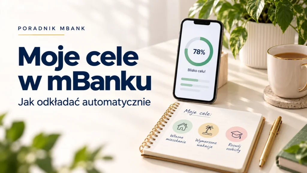 Moje cele w mBanku. Jak działa automatyczne oszczędzanie