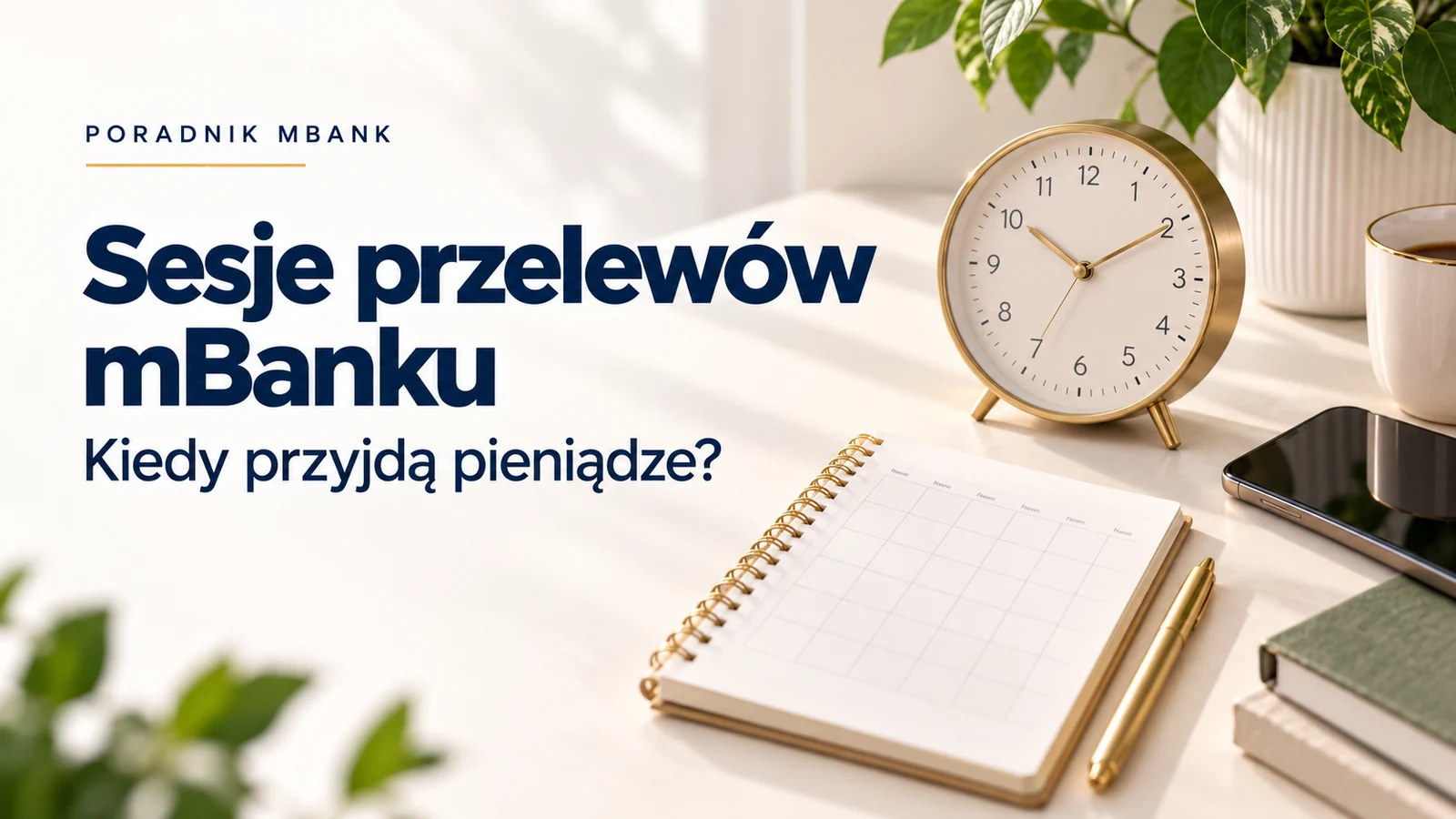 Sesje przelewów mBanku. Kiedy przychodzą i wychodzą pieniądze