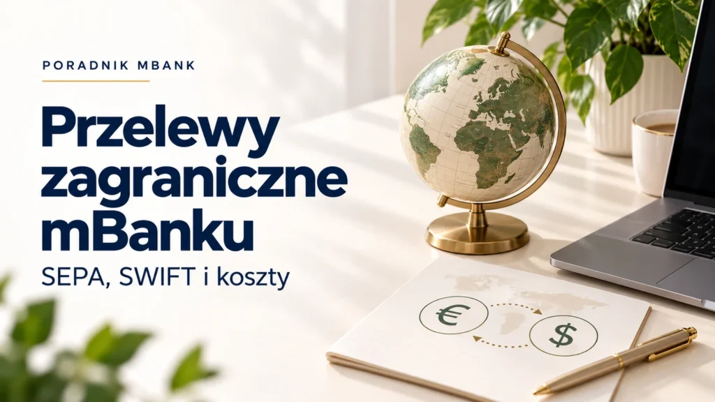 Przelew zagraniczny w mBanku. SEPA, SWIFT, opłaty i terminy