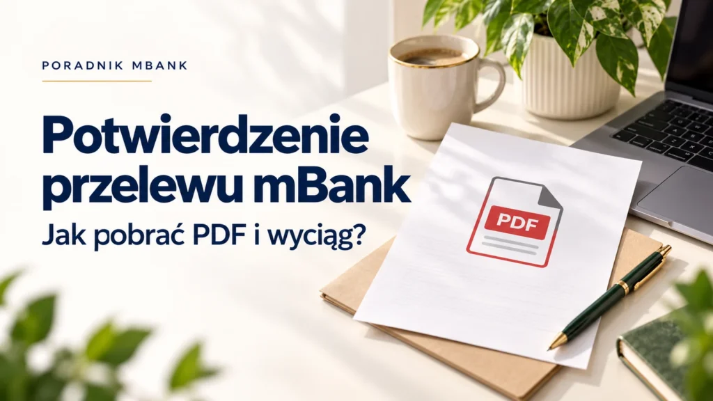 Jak pobrać potwierdzenie przelewu i wyciąg w mBanku