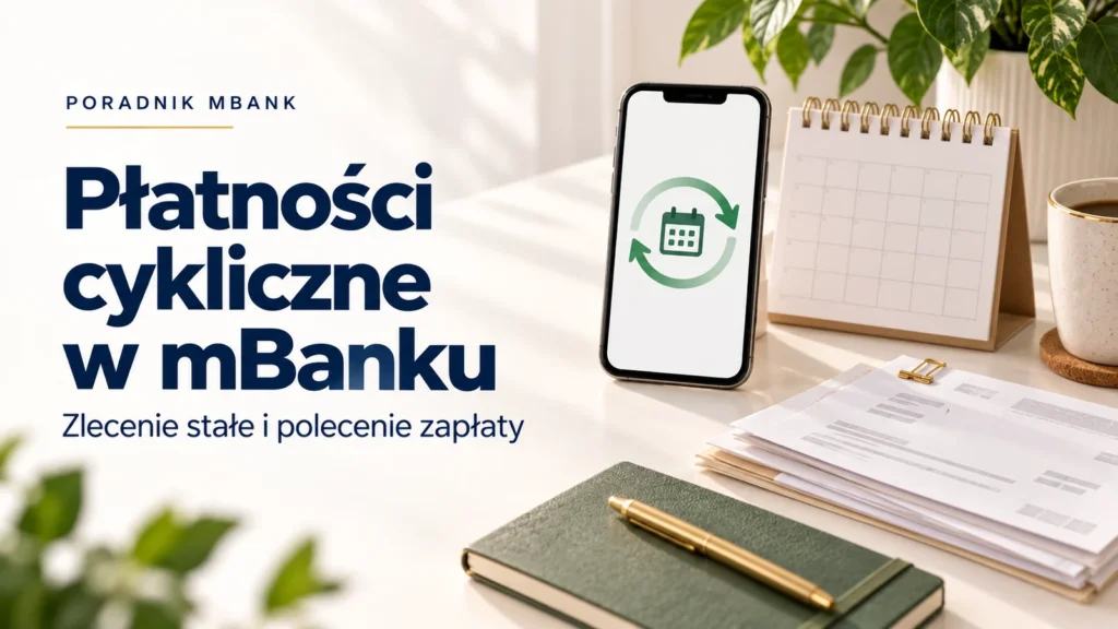 Zlecenie stałe i polecenie zapłaty w mBanku. Jak je ustawić
