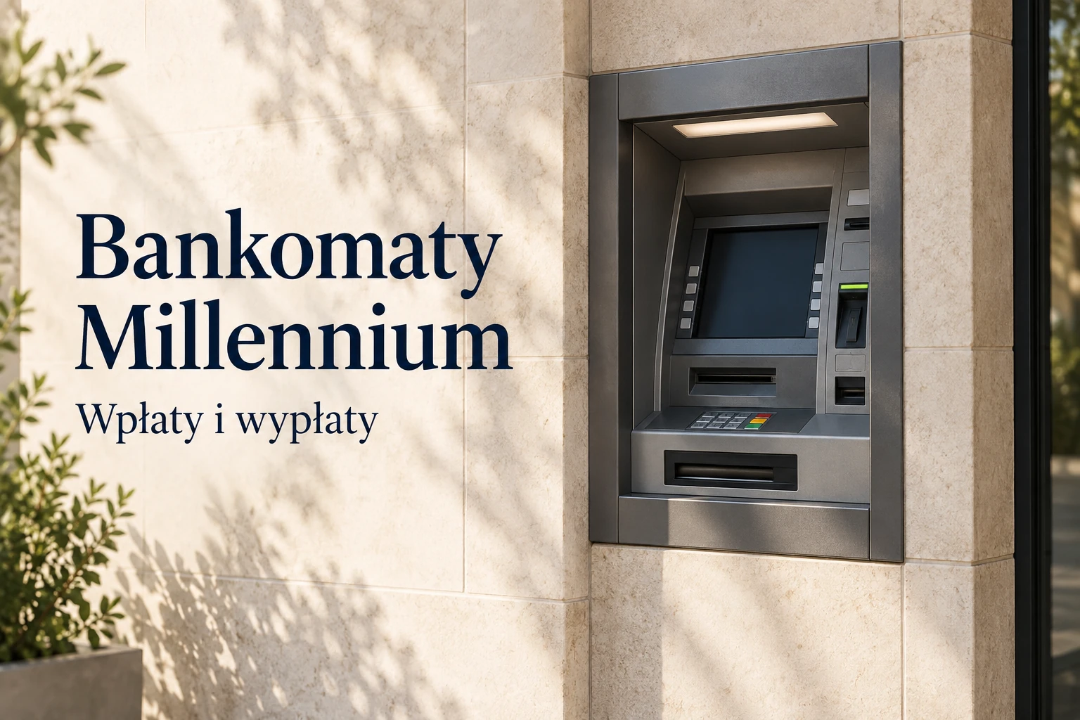 Bankomaty i wpłatomaty Millennium