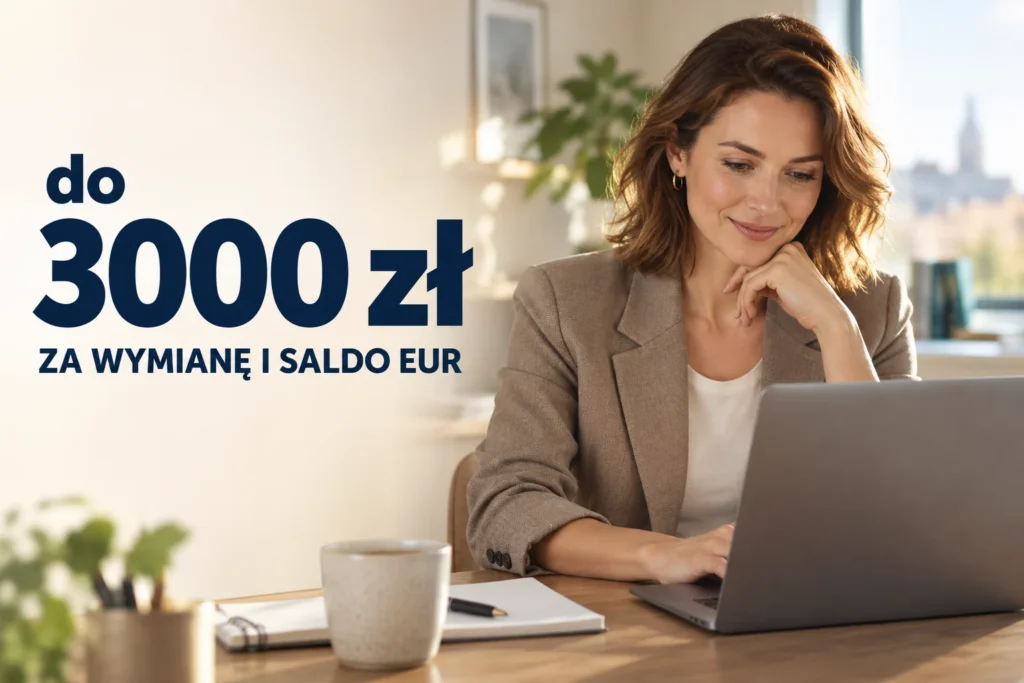 Nest Bank: do 3000 zł premii za wymianę walut i saldo w euro