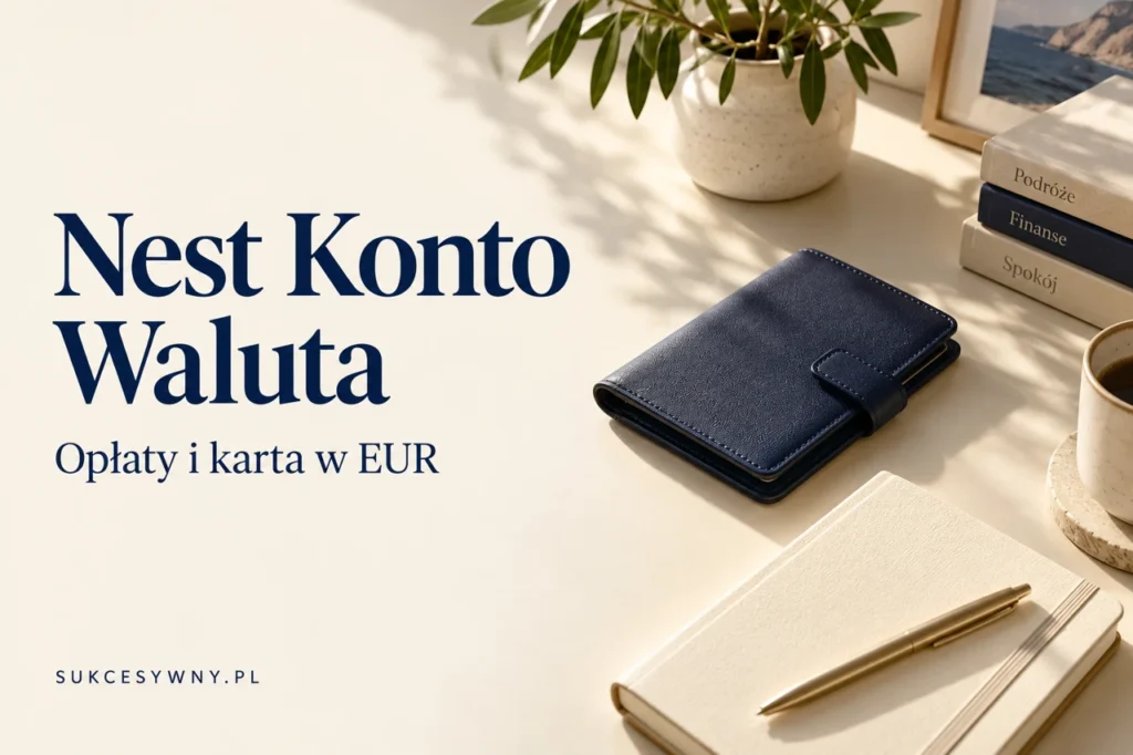 Nest Konto Waluta. Opłaty, karta w EUR i płatności za granicą