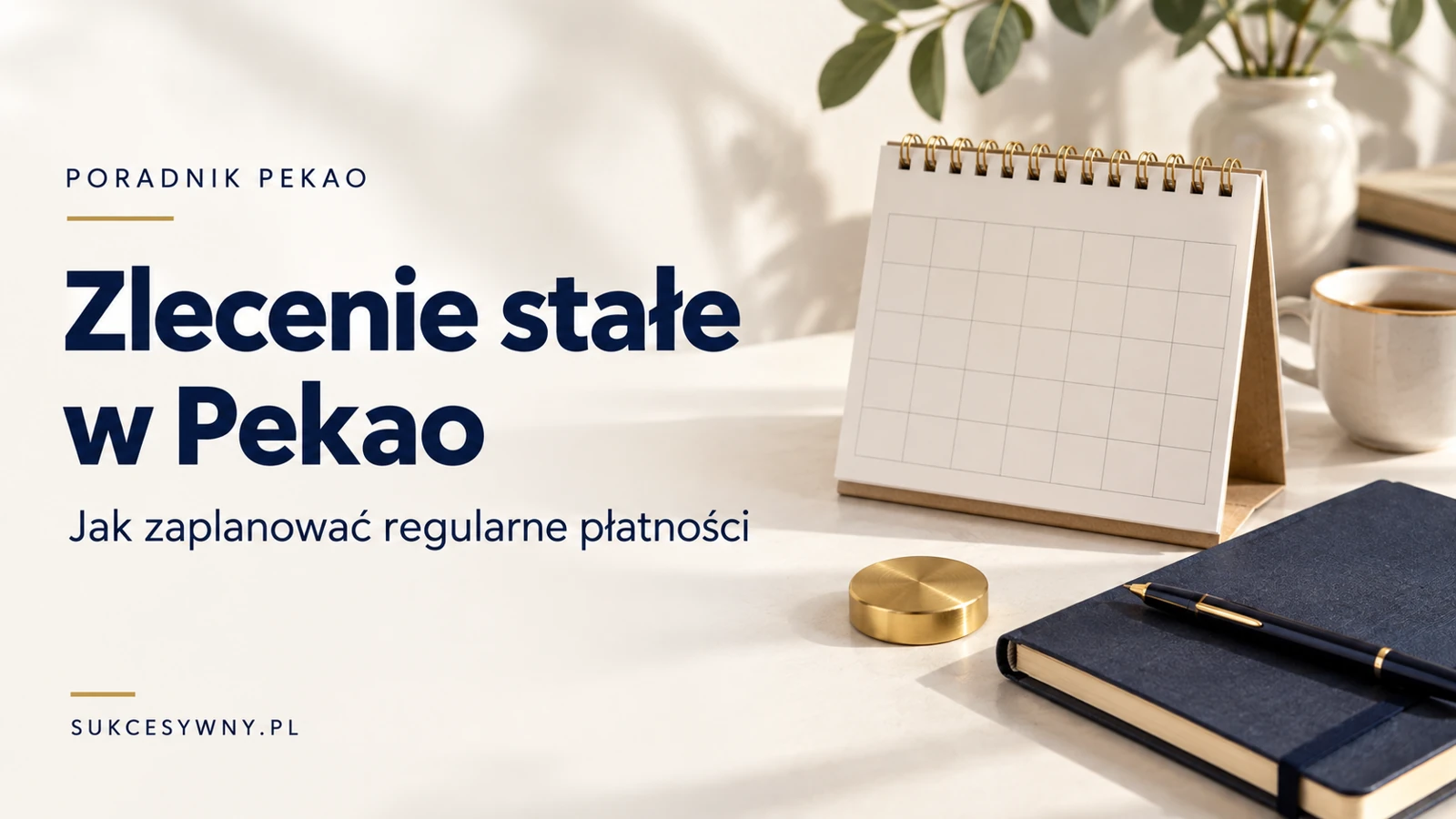 Zlecenie stałe i polecenie zapłaty w Pekao