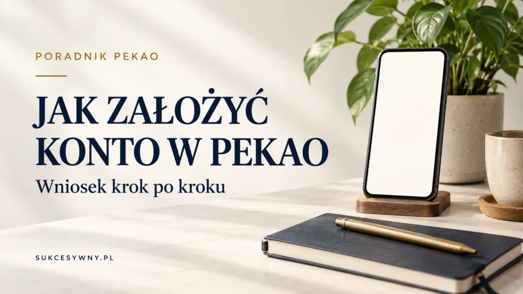 Jak założyć konto w Pekao. Wniosek krok po kroku