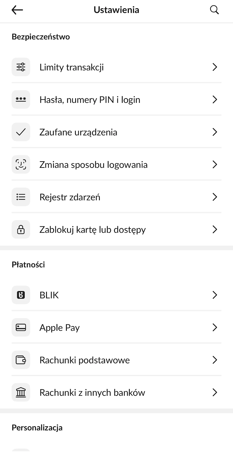 PeoPay. Ustawienia bezpieczeństwa i wejście do limitów transakcji