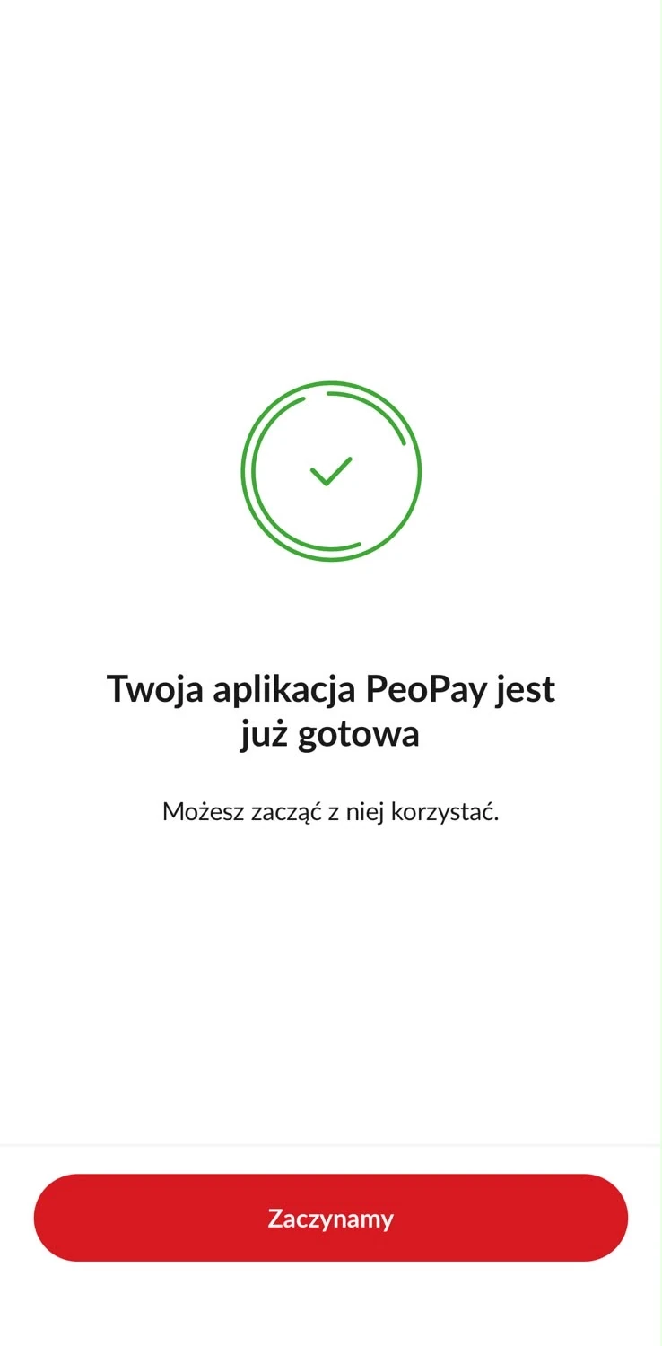 Aplikacja PeoPay gotowa do użycia na nowym telefonie