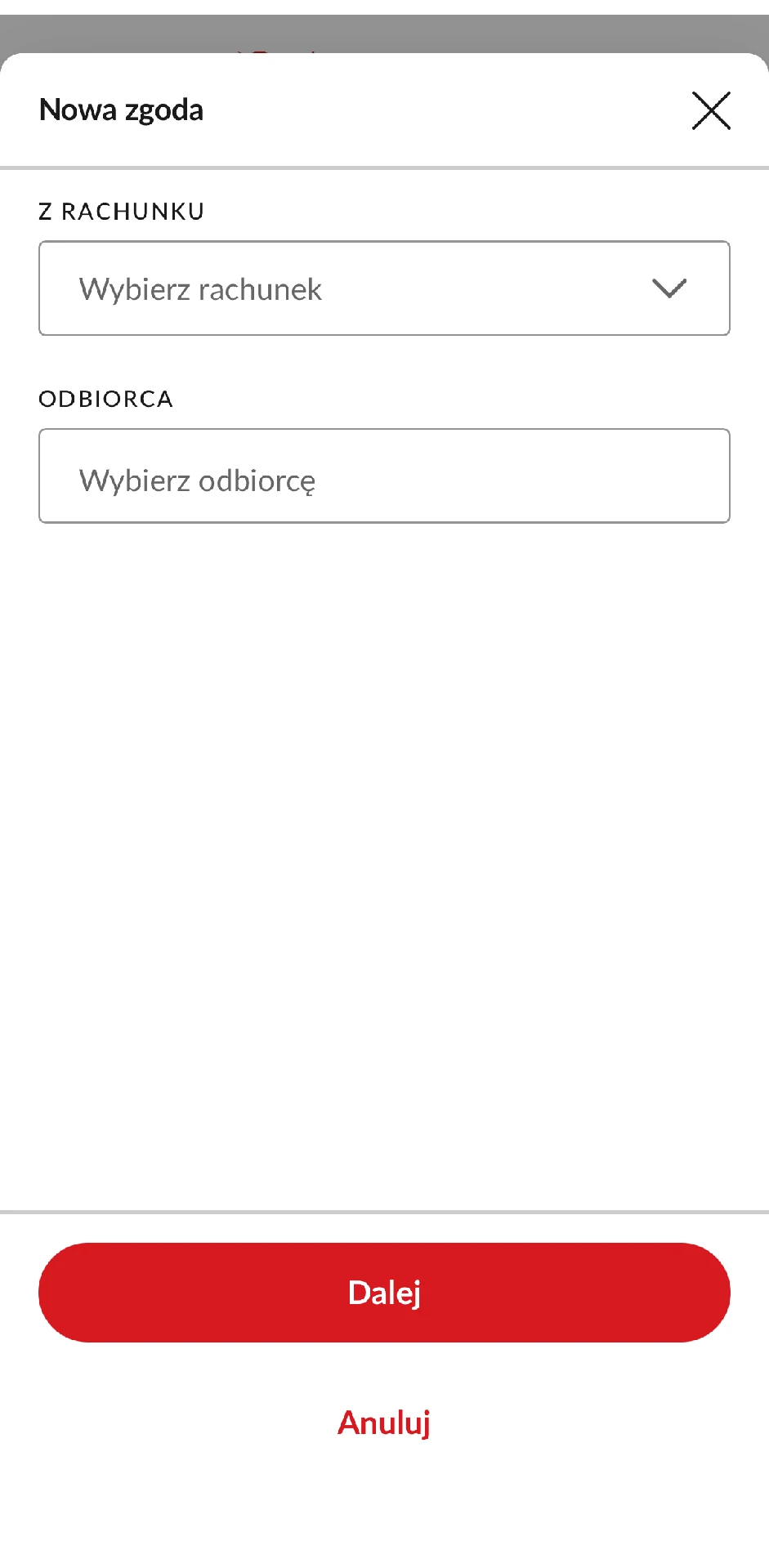 Dodawanie i kontrola polecenia zapłaty w Pekao
