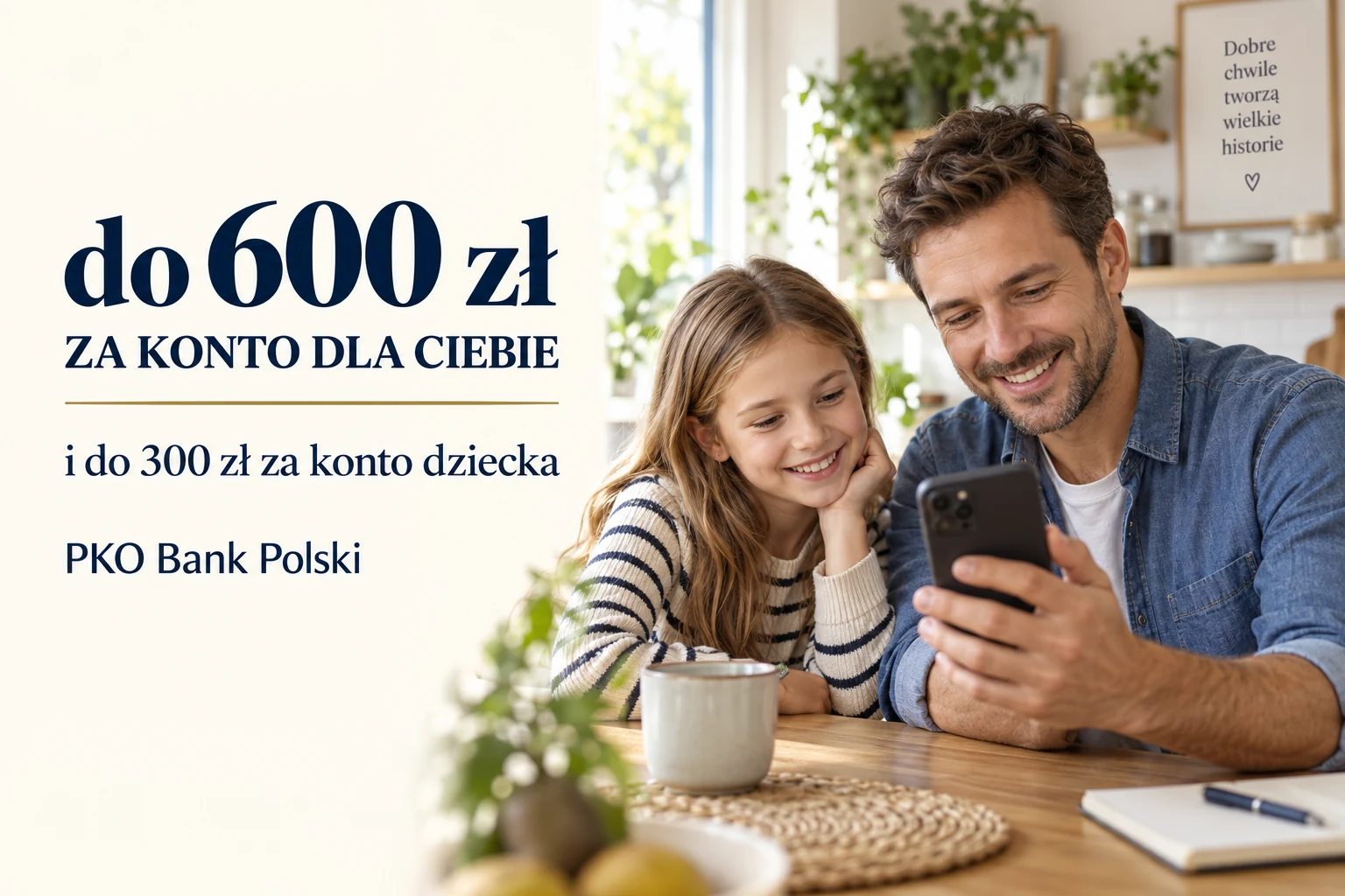 PKO Bank Polski: do 600 zł za konto dla dorosłego i do 300 zł za konto dziecka