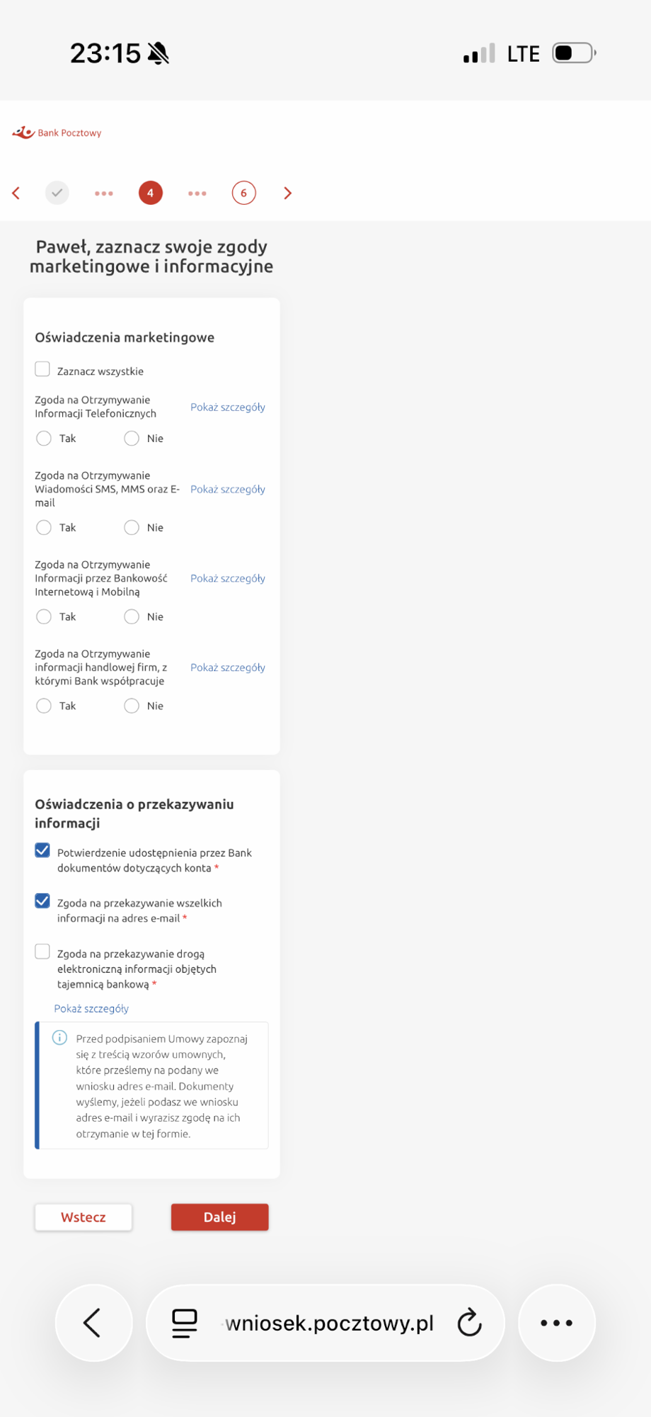 Zgody marketingowe i wybór sposobu przekazywania informacji.