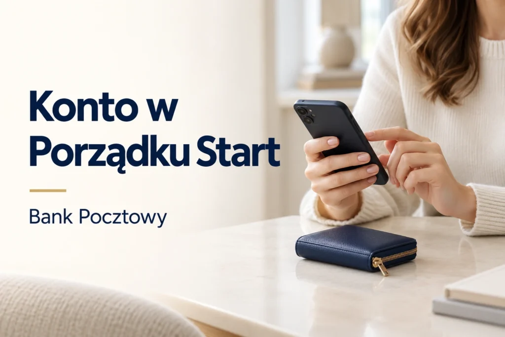 Konto w Porządku Start w Banku Pocztowym. Poradnik dla młodych.