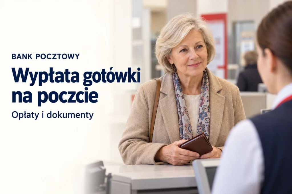 Wypłata gotówki na poczcie z konta w Banku Pocztowym. Opłaty i dokumenty