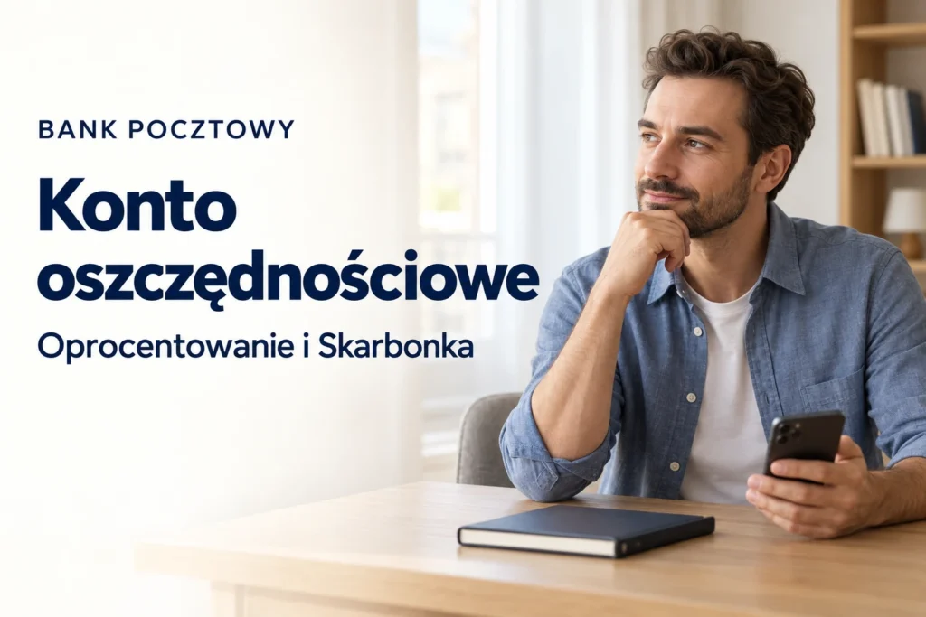 Konto oszczędnościowe w Banku Pocztowym. Oprocentowanie i Skarbonka