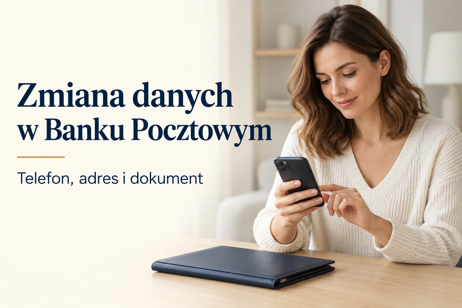 Jak zmienić dane w Banku Pocztowym. Telefon, adres i dowód
