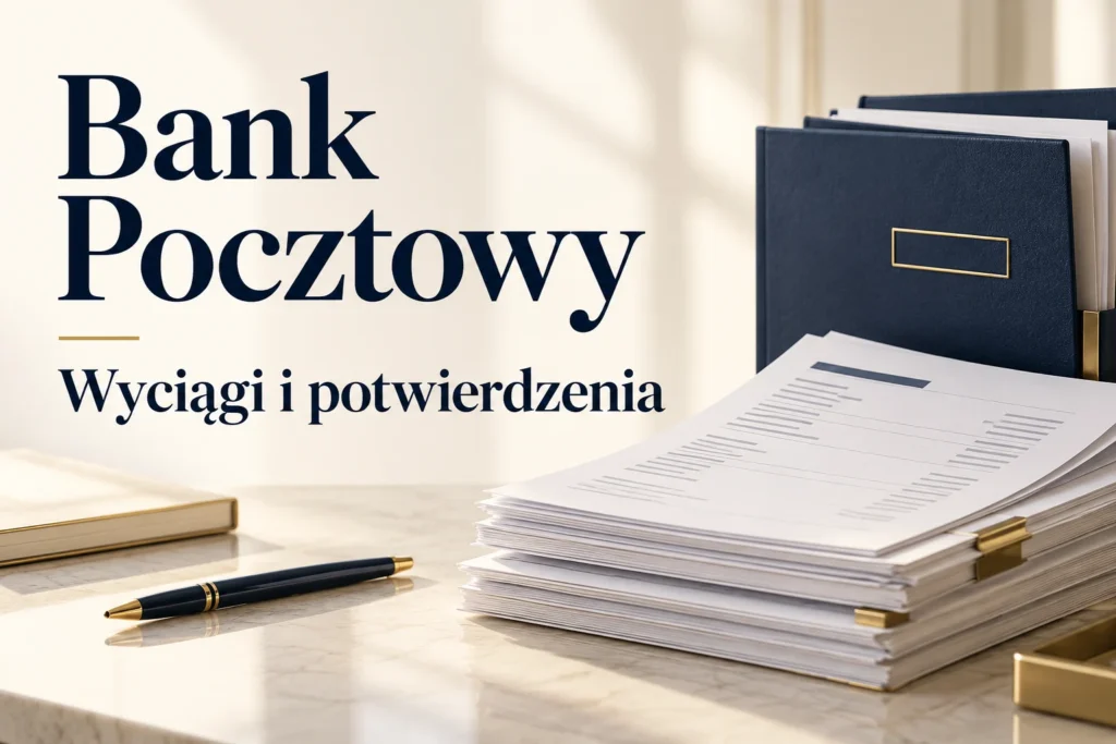 Wyciąg i potwierdzenie przelewu w Banku Pocztowym. Pobieranie dokumentów PDF