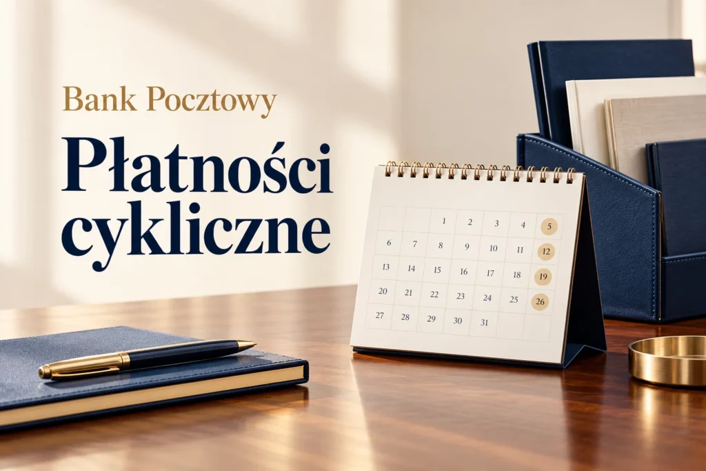 Zlecenie stałe i polecenie zapłaty w Banku Pocztowym. Automatyczne opłacanie rachunków