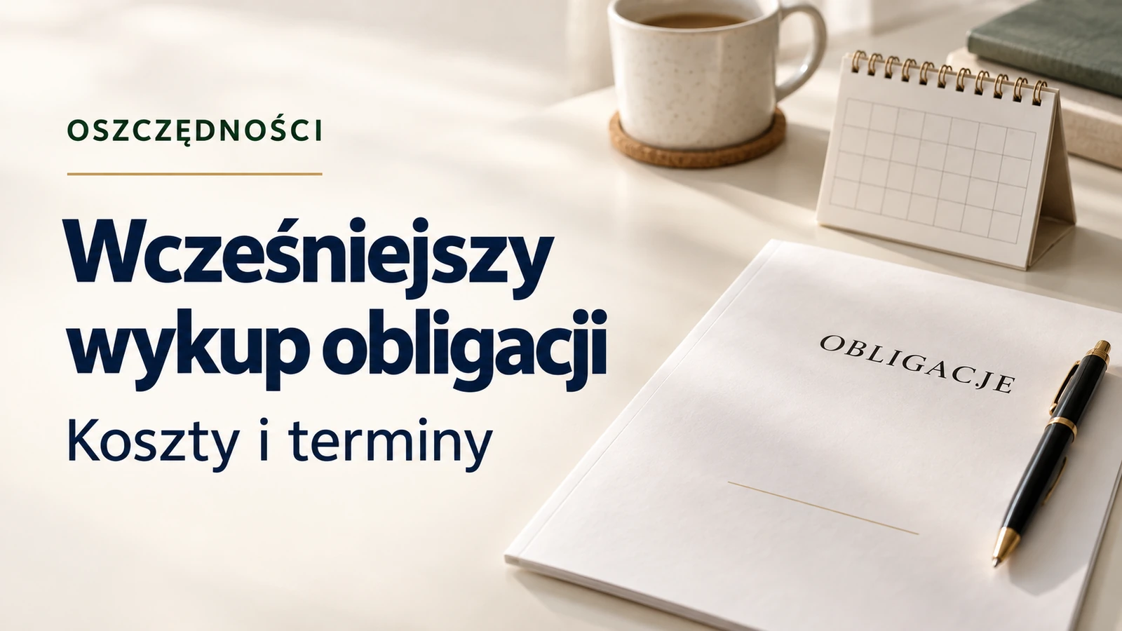 Przedterminowy wykup obligacji. Koszty i terminy