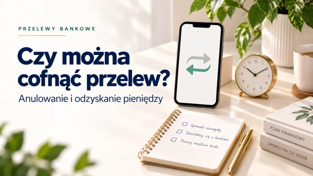 Czy można cofnąć przelew bankowy. Anulowanie i odzyskanie pieniędzy